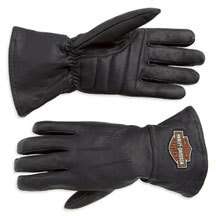 Mens Harley Davidson Stock Gauntlet Leather Gloves 98202 07V  