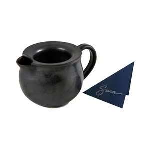 Sara Bonnyman Pottery Anniversary Slate Moss Scuttle (Large) shave 