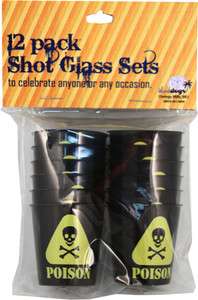   12 PACK PLASTIC SHOT GLASS DOZEN FUN PARTY HARRY POTTER ADULT  
