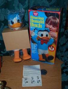 VINTAGE HASBRO TOY DANCING DONALD DUCK DOLL IN BOX HTF  