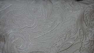   SUITE PAISLEY WHITE 13PC KING DUVET COMFORTER COVER SET NEW  