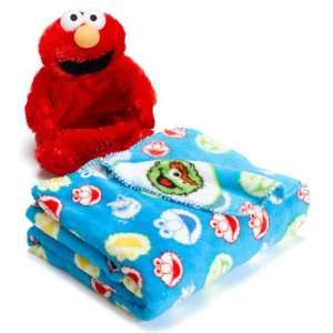  Sesame Street Elmo Basket Friend with Throw