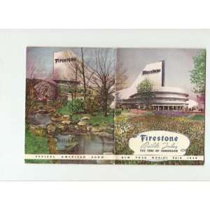  FIRESTONE BUILDS TODAY THE TIRE OF TOMORROW; NEW YORK 