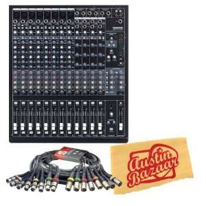 Mackie Onyx 1620i FireWire Recording Mixer Bundle with Stagg 8 Channel 