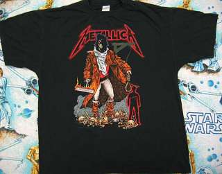 vtg METALLICA The Unforgiven 90s Metal black t shirt 2XL XXL 1994 