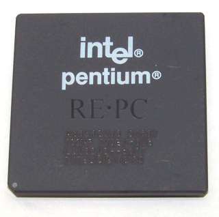 Vintage Intel Pentium 100 MHz CPU Processor Chip with Straight Pins