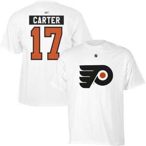  Reebok Jeff Carter Philadelphia Flyers #17 Net Number T 