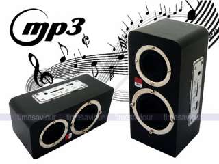 Portable Stereo Speaker w/ Bass SD  Player Boombox  