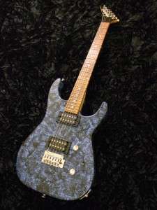JACKSON Dinky Strat guitar custom hand painted reverse headstock neck 