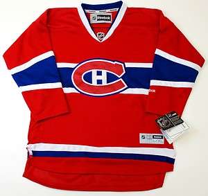 NHL Reebok Montreal Canadiens Youth Stitched Premier Hockey Red Jersey 