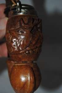 Vintage STAG Horn Bavarian Hand carver Light BRUYERE estate pipe 