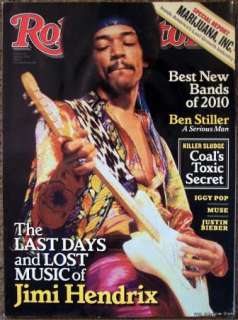 Jimi Hendrix Rolling Stone 1101 April 2010 Justin Bieber Marijuana 