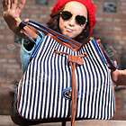 New Trendy Stripe Special Design Fashionable Womens Handbag IT BAG