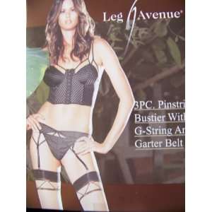   Bustier with G string and Garter Belt Size Large Toys & Games