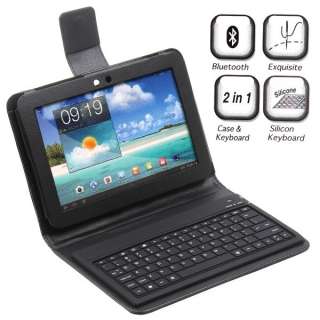   Bluetooth Keyboard + Leather Case Stand for Samsung Galaxy Tab 8.9