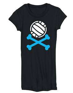 Volleyball Cross Bones Juniors T shirt   