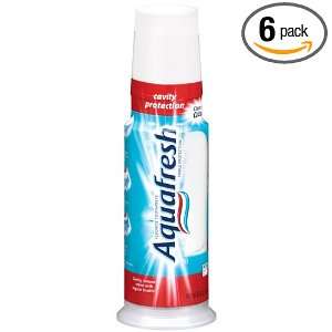 AquaFresh Fluoride Toothpaste, Triple Protection, 6.4 Ounce Pumps 