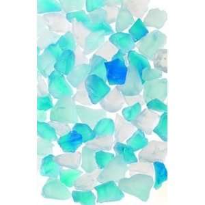    Blue Beach Glass Pieces Vase Filler Aquarium
