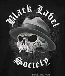 Black Label Society Skull heavy metal rock T Shirt M L NWT  
