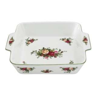 Royal Albert Old Country Roses Large Square Baker 9x9  