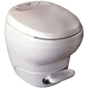 Thetford 31100 Bravura White High Profile Toilet with Water Saver Hand 