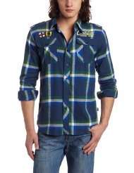  Blue   Flannel / Casual Button Down Shirts / Shirts 