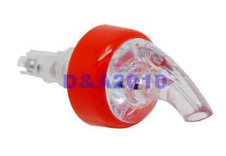 Red Liquor Measured 1 OZ Portion Control Pourer Bottle Bar Dispenser 