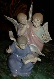 Lladro Angelic Choir #5495 Retired Angels Figurine  