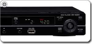   Pioneer DV 420V K Multi Format 1080p Upscaling DVD Player Electronics