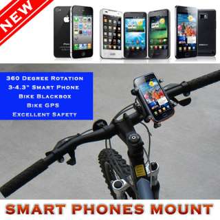 Smart Phone Bike Cycle Bicycle Mount Holder iPhone 3,4 Samsung Galaxy 