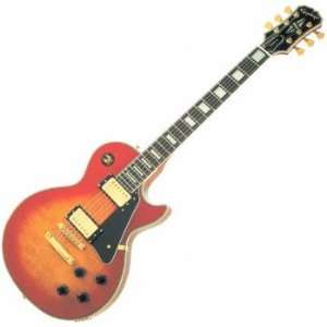   Paul Custom Flame Top (Heritage Cherry Sunburst) Musical Instruments