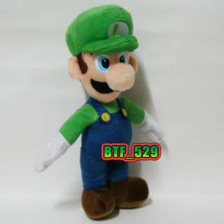 New Super Mario Brothers Plush Figure ( 91/2 Stand Luigi ) x 
