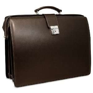  Jack Georges Prestige Classic Leather Briefbag Briefcase 
