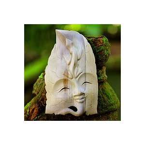  NOVICA Wood mask, Life of a Leaf