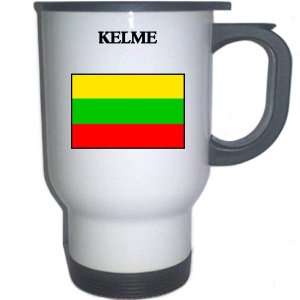  Lithuania   KELME White Stainless Steel Mug Everything 