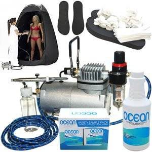 Complete Professional Turbo Tan Airbrush Sunless Tanning System with a 