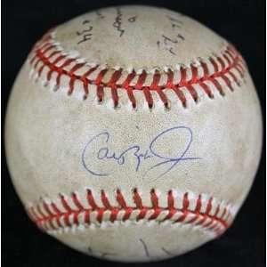 Cal Ripken Jr. Signed Game Used 2131 Game Baseball Jsa   Autographed 