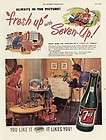 1948 AD 7UP soda Fresh Up Seven Up family photo