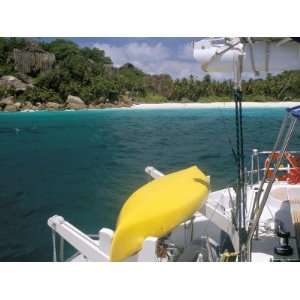 Catamaran Lagoon 570, Island of Praslin, Seychelles, Indian Ocean 