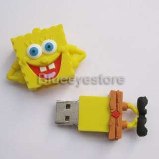 Cartoon 4GB Spongebob USB 2.0 Flash Memory Stick Drive  