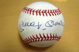 Mickey Mantle In Person Signed Baseball Yankees *VERY BOLD SIGNATURE 