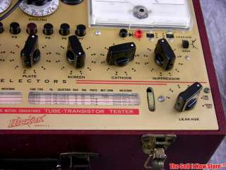Vintage Hickok 800 Micro Mho Mutual Conductance Tube Transistor Tester 