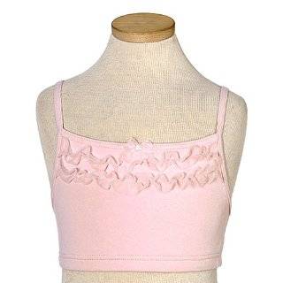 Toddler Little Girl Pink Mesh Ruffle Dance Bra Camisole Top 2T 10 by 