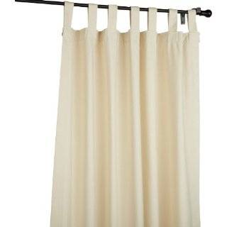 Fireside Tab Top 80 Inch by 84 Inch Thermal Insulated Drapes, Natural