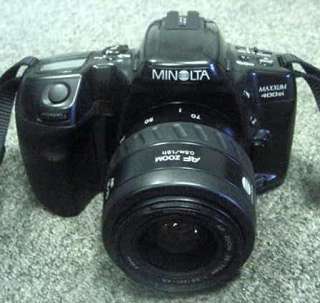 Minolta Maxxum 400Si AF Film Camera +35 70mm Zoom Lens  