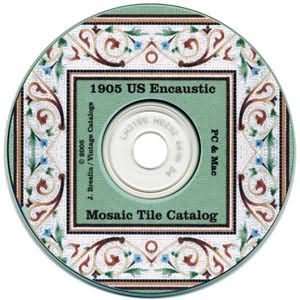 1905 US Encaustic Vintage Tile Pattern Catalog   CD  