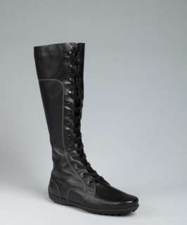 Stuart Weitzman black glitter Polar rain boots   