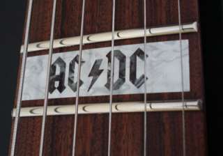 AC/DC GIBSON LIGHTENING BOLT MOP Guitar Decal Inlays  