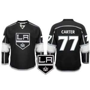  Kings Authentic NHL Jerseys #77 Jeff Carter Home Black Hockey Jersey 