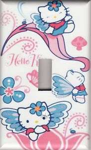 Hello Kitty White Single Light Switch Plate Cover  